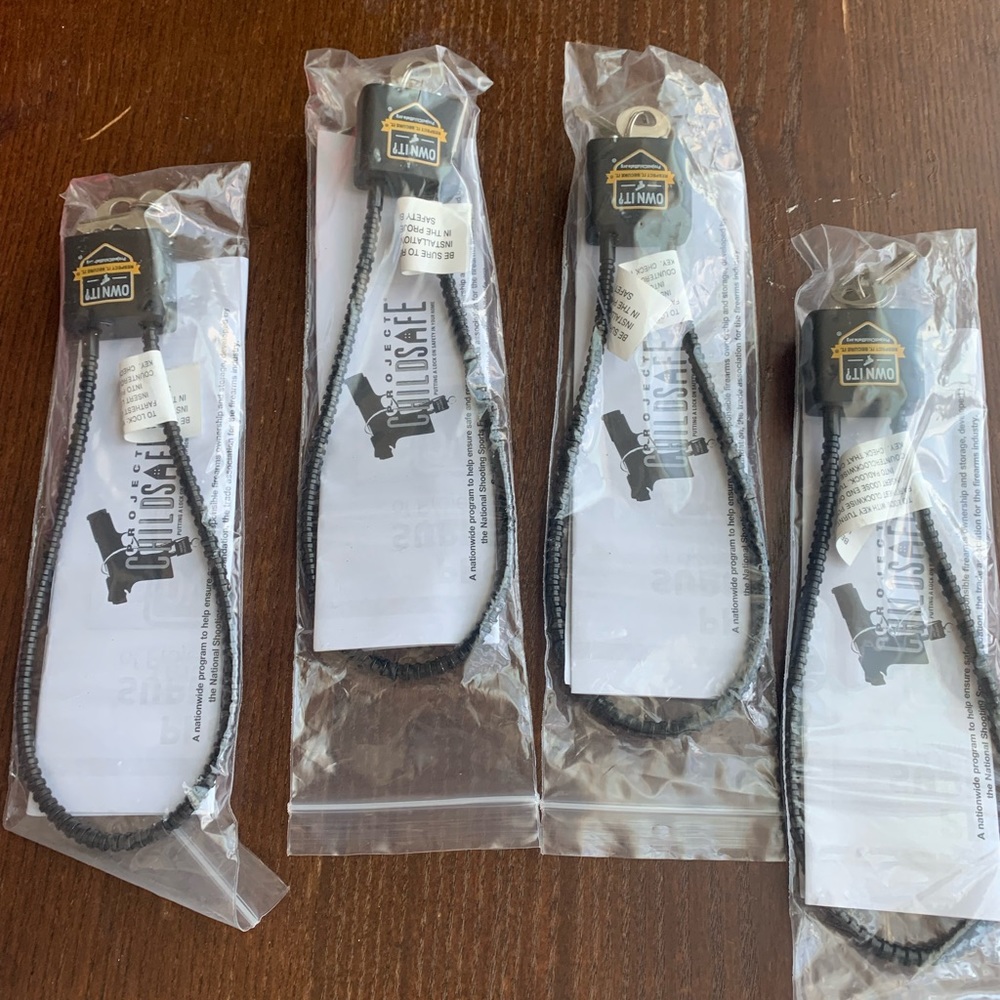 - #4 Gun Lock   Bundle for discount (2 for $15) (4/$25)
